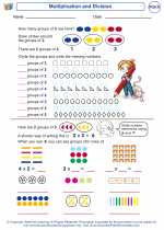 Mathematics - Third Grade - Worksheet: Multiplication and Division