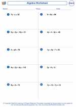 Algebraic Equations Mathematics Worksheets And Study Guides Sixth Grade Nebraska Core Academic Content Standards