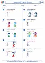 Mathematics - Fifth Grade - Worksheet: Exponential & Scientific Notation