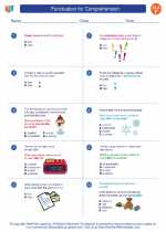 English Language Arts - Sixth Grade - Worksheet: Punctuation for Comprehension