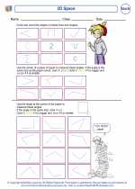 Mathematics - Third Grade - Worksheet: 2D Space