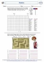 Mathematics - Second Grade - Worksheet: Position