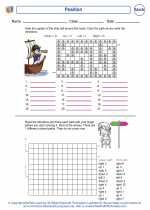 Mathematics - Second Grade - Worksheet: Position