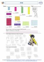 Mathematics - Second Grade - Worksheet: Area