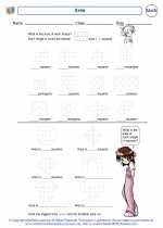 Mathematics - Fourth Grade - Worksheet: Area