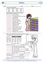 Mathematics - Second Grade - Worksheet: Position
