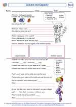 volume and capacity mathematics worksheets and study guides fifth grade