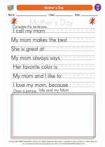 Social Studies - Fourth Grade - Worksheet: Mother`s Day