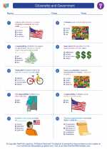 citizenship and government social studies worksheets and study guides fifth grade