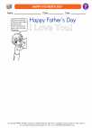 Social Studies - Third Grade - Worksheet: HAPPY FATHER'S DAY