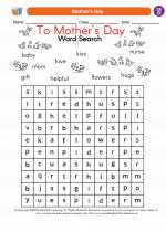 Social Studies - First Grade - Worksheet: Mother`s Day