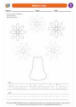Social Studies - First Grade - Worksheet: Mother's Day