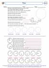 Mathematics - Fourth Grade - Worksheet: Time