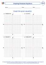 Mathematics - Eighth Grade - Worksheet: Parabolas