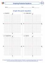 Mathematics - Eighth Grade - Worksheet: Parabolas