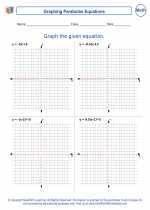 Mathematics - Seventh Grade - Worksheet: Parabolas