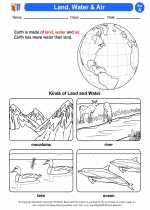 land water and air 1st grade science worksheets and answer keys study guides and vocabulary sets