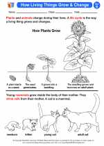 How living things grow and change?. Science Worksheets and Study Guides ...