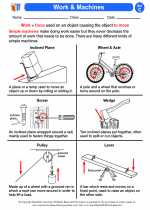 Science - Third Grade - Activity Lesson: Work & Machines