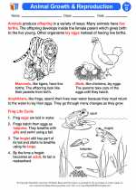 Animal Growth and Reproduction. Science Worksheets and Study Guides Fourth  Grade.
