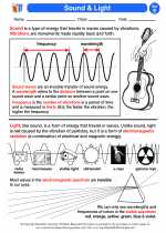 sound and light energy 5th grade science worksheets and answer key study guides and vocabulary sets