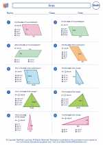 Mathematics - Fifth Grade - Worksheet: Area