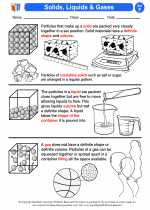 solids liquids and gases 6th grade science worksheets and answer key study guides and vocabulary sets