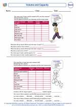 volume and capacity mathematics worksheets and study guides fifth grade