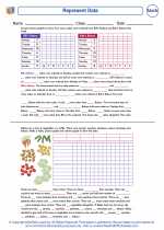 Mathematics - Fourth Grade - Worksheet: Represent Data