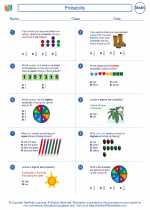 Mathematics - Fourth Grade - Worksheet: Probability