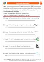 English Language Arts - Third Grade - Worksheet: Combining Sentences