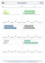 Mathematics - Second Grade - Worksheet: Visual Addition