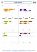 Mathematics - Second Grade - Worksheet: Visual Addition