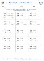 estimation mathematics worksheets and study guides fourth grade