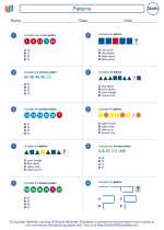 Mathematics - Fifth Grade - Worksheet: Patterns