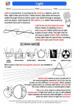 Science - Eighth Grade - Activity Lesson: Light