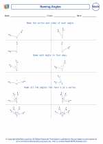 Mathematics - Fourth Grade - Worksheet: Naming Angles