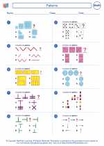 Mathematics - Fifth Grade - Worksheet: Patterns