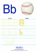 English Language Arts - First Grade - Activity Lesson: Letter B