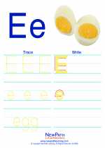 English Language Arts - First Grade - Activity Lesson: Letter E