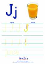 English Language Arts - First Grade - Activity Lesson: Letter J