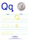 English Language Arts - First Grade - Activity Lesson: Letter Q