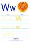 English Language Arts - First Grade - Activity Lesson: Letter W