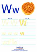 English Language Arts - First Grade - Activity Lesson: Letter W