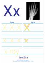 English Language Arts - First Grade - Activity Lesson: Letter X