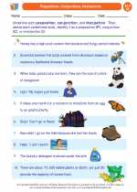 English Language Arts - Eighth Grade - Activity Lesson: Prepositions, Conjunctions, Interjections