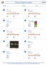 Mathematics - Fifth Grade - Worksheet: Positive & Negative Integers