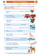 English Language Arts - Seventh Grade - Activity Lesson: Subject & Verb Agreement