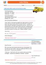 English Language Arts - Seventh Grade - Activity Lesson: Letter Writing