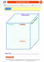 English Language Arts - Fourth Grade - Worksheet: Comprehension Cube